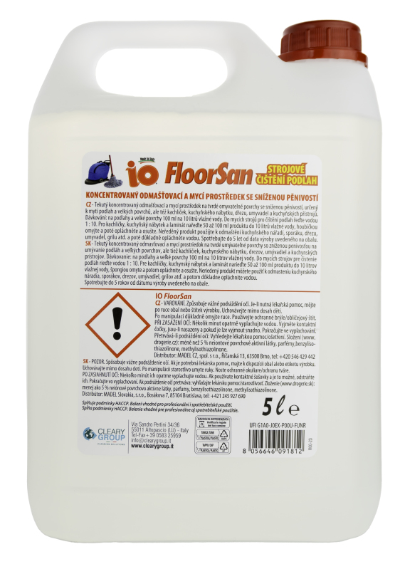 IO FLOORSAN 5l čistící prostředek na podlahy