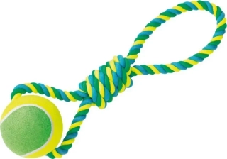 Nobby Rope Toy tenisák, 12 cm